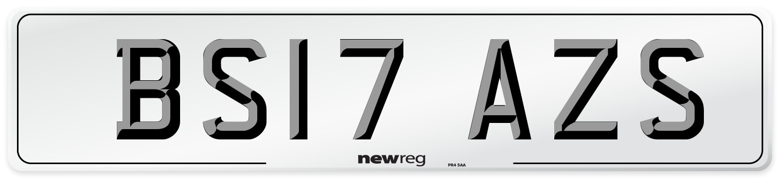 BS17 AZS Number Plate from New Reg